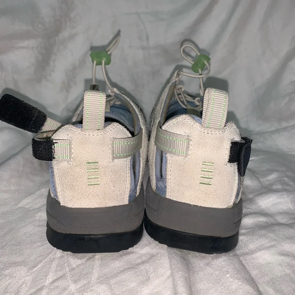 Lands' End Athletic Shoes - White, Blue, Black size 8